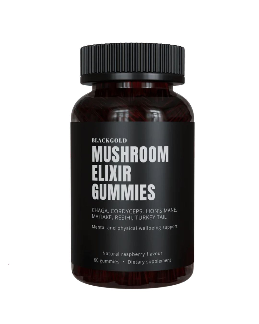 Blackgold Mushroom Elixir Gummies 60s