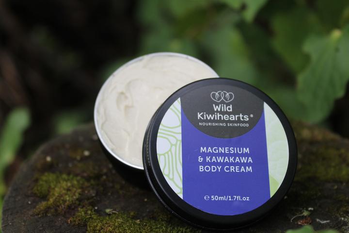 Wild Kiwihearts Magnesium and Kawakawa Body Cream  50mL